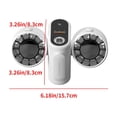 thumbnail image 3 of Fiudx Ofertas Del Día Nuevo Ventilador De Cintura De Doble Cabeza Para Exteriores, Función De Iluminación De Emergencia, Turbina Violenta, Ventilador Usb De Alto Viento, 3 of 7