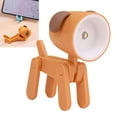 thumbnail image 4 of QHUDLV Adorable Adjustable Puppy LED Night Light & Phone Stand - Decorative Lamp Nightstand, Animal Pet Nightlights, Portable Eye-Caring Desk Lamp for Students, Bedroom Decor Creative Gifts, 4 of 9