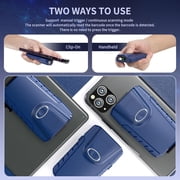 NETUM Bluetooth 2D Barcode Scanner, 3-in-1 Wireless Portable QR Bar Code Reader Work with Tablet Smart Phone for Warehouse Inventory POS-E950 (Blue)