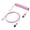Pink, variant on Gaming Coiled Keyboard Cable Retractable USB to USB C Cable With Detachable Metal Aviation Connector