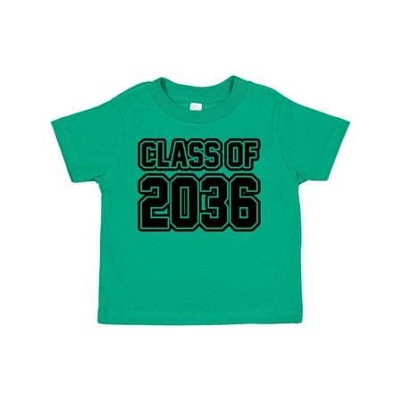 

Inktastic Class of 2036 in Black Outlined Text Gift Toddler Boy or Toddler Girl T-Shirt