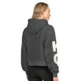 thumbnail image 2 of Women's Starter  Heather Charcoal Kansas City Chiefs Star Player Cropped Fleece Pullover Hoodie, 2 of 2