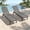 Beige, variant on Adjustable 5-Position Outdoor Chaise Lounge Chair, Ergonomic Patio Recliner with Adjustable Headrest, Powder-Coated Aluminum Frame, Breathable Teslin Fabric, Stackable Design for Patio Pool Beach Law