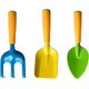 thumbnail image 1 of Kit de Jardinería de 3 Piezas Resistente, Juego de Herramientas de Jardinería para Niños, Herramientas Manuales de Jardinería para Jardín al Aire Libre con Mango, para Aflojar la Tierra, Des, 1 of 4