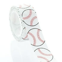 7/8" Baseball Grosgrain Ribbon 5 Yard
