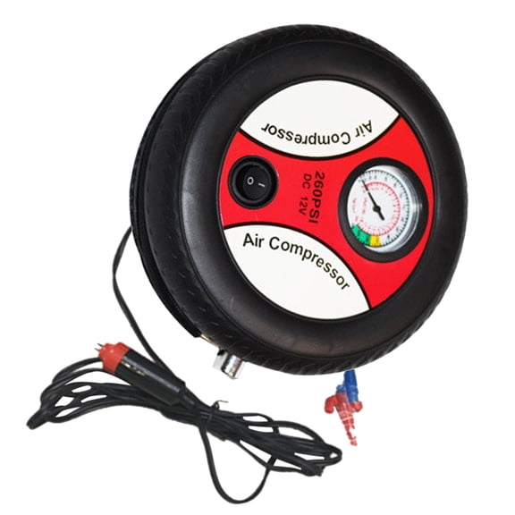 LULULION Portable Tire Inflator Pump for Car Use Multi Color with Clear Pressure Gauge Display