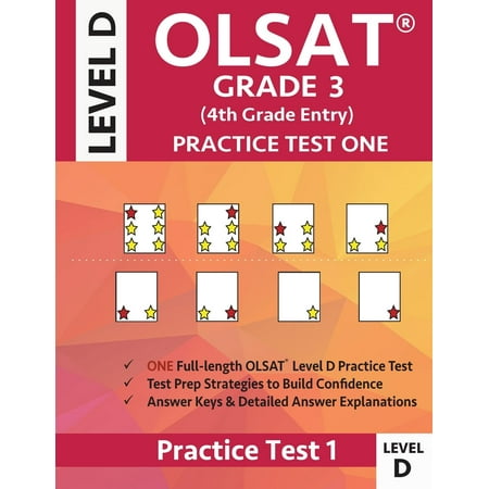 Olsat Grade 3 (4th Grade Entry) Level D : Practice Test One Gifted and Talented Prep Grade 3 for Otis Lennon School Ability (Best Places For Entry Level Jobs)