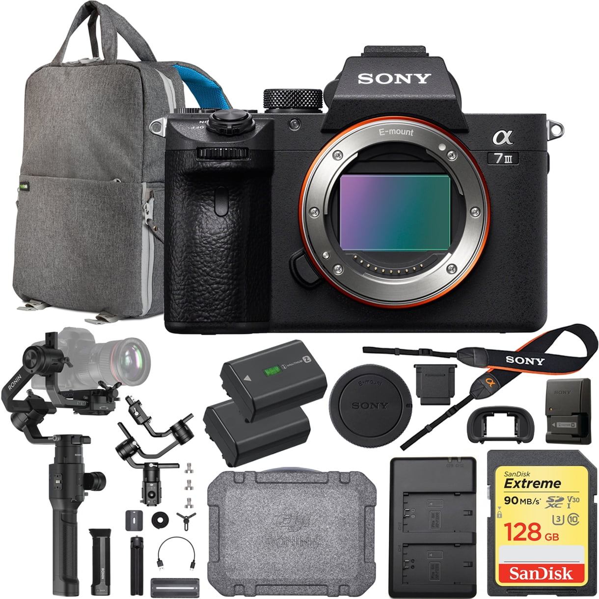 Sony a7III Full Frame Mirrorless Interchangeable Lens Camera Body