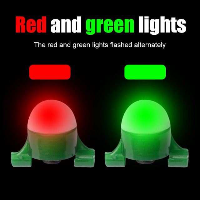 60Uds. Alarma De Pesca Led Sensor De Punta De Caña Luz Accesorios Para Mordedura De Carpa