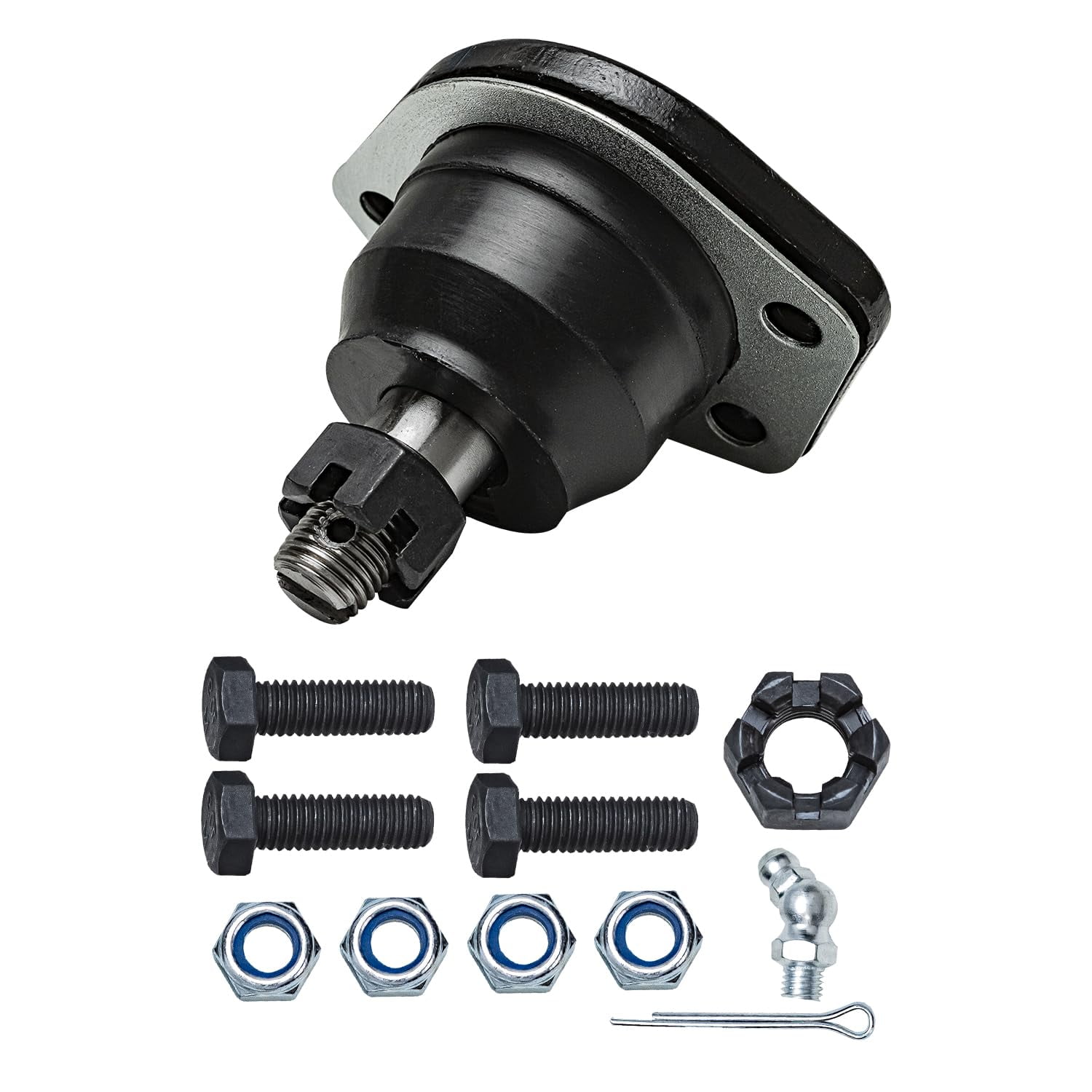 Detroit Axle - 4pc Front Ball Joints for Chevy Blazer S10 GMC Sonoma Jimmy Isuzu Hombre Olds Bravada Upper Lower Ball Joints Replacement