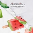 thumbnail image 3 of Watermelon Ice Lolly Square Fitted Table Cover Elastic Tablecloth Reusable Waterproof Fabric Table Cloth for Dining Kitchen Party Indoor Outdoor, 34X34 Inch, 3 of 6