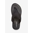 thumbnail image 3 of Comfortview Women's The Sylvia Soft Footbed Thong Slip On Sandal, 3 of 6