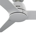 thumbnail image 3 of Hunter 52 inch Indoor Ceiling Fan No Light with Remote Control - Ceiling Fan without Light, Standard Mount, 3 Blades, For Bedroom, Living Room, or Kitchen - Malden 52610, Dove Grey, 3 of 17