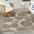 thumbnail image 4 of Nourison Garden Oasis Indoor/Outdoor Natural 5' x 7' Area Rug (5x7), 4 of 10
