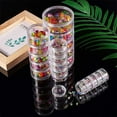 thumbnail image 6 of 1Box Mixed Size Stackable Round Plastic Containers 4 Column(5 Layer/Column) Bead Storage Jars for Beads Buttons Crafts and Small Findings DIY, 6 of 7