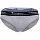thumbnail image 2 of Champion Braguitas de bikini para mujer, pack de 2 - braguitas, logo en la cintura, color liso Gris L (Large), 2 of 3