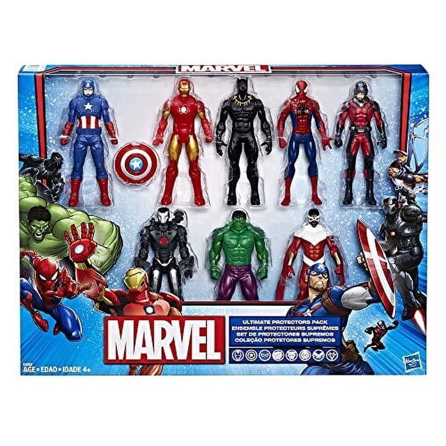 Figuras de acción Hasbro Marvel Avengers Iron Man Hulk Black Pa
