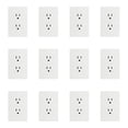 thumbnail image 1 of Placa Con Contacto Dúplex Lucek Flat Pack 12 blanco, 1 of 4