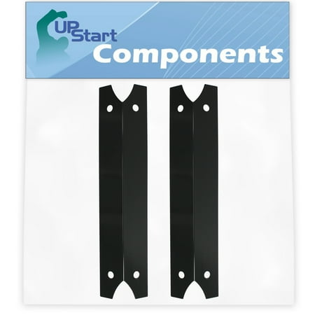 2-Pack BBQ Grill Heat Shield Plate Tent Replacement Parts for Charmglow 81022502 - Compatible Barbeque Porcelain Steel Flame Tamer, Flavorizer Bar, Vaporizer Bar, Burner Cover 17 3/4"