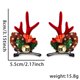 thumbnail image 1 of Adorable clip navideño con astas de reno para niños - Fiesta navideña y accesorio fotográfico, 1 of 2