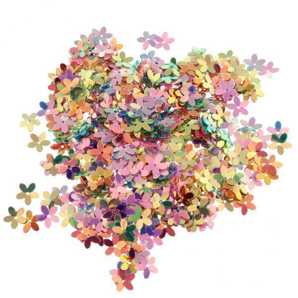 2-3 del paquete 15g Sprinkles Colorful Flower Table Confeti piezas Colco confeti de mesa de flores metálicas