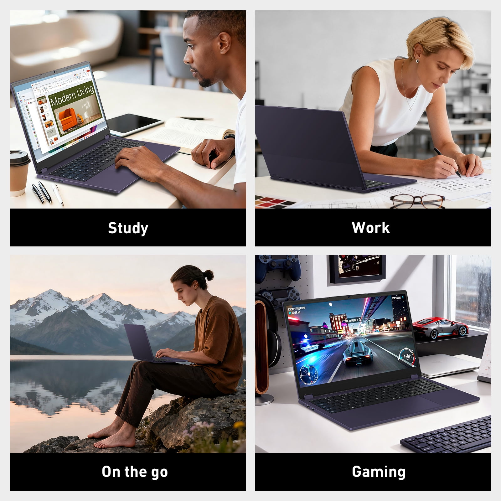 15.6" Touchscreen Laptop,512GB SSD 16GB RAM,Windows 11 Pro,360° Foldable 2 in 1 Laptop Computer,MS Office 365,Intel Core i3(up to 3.4 GHz)Processor,FHD Display