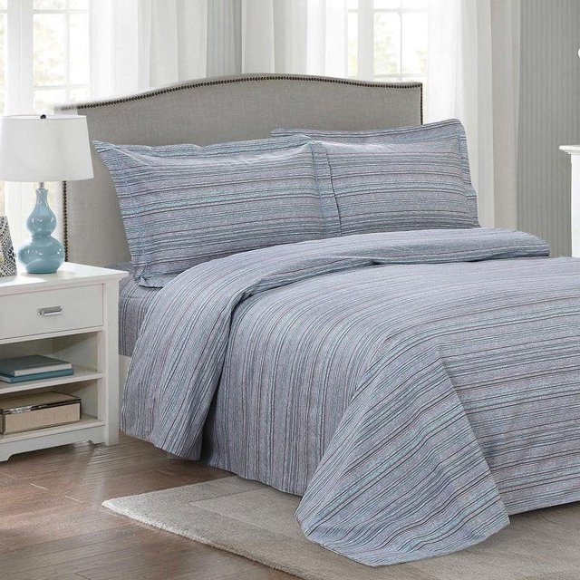 Juego de cama de 6 piezas French Glorious Stripe