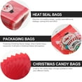 thumbnail image 3 of 100Pcs Christmas Candy Bags Candy Wrapper Heat Seal Packaging Bags Gift Bags, 3 of 5