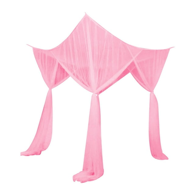 4 Cuerillas Cuerpo de cama Neta Decorativo Instalación fácil Instalación Mesh Netting para niñas Redales para niños Mujeres de viaje para