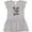 AC-Heather Grey, variant on Inktastic Though She Be but Little She is Fierce Shakespeare Girls Toddler Dress