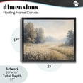 thumbnail image 4 of Stupell Industries Traditional Wandering Wildflower Path at Dawn Black Floating Frame Canvas Art, 21 x 17, by Creative Studio, 4 of 8