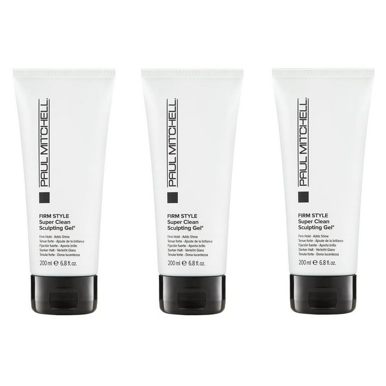 Paul Mitchell Firm Style Super Clean Sculpting Gel, 6.8oz (Pack of 3) 