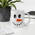 thumbnail image 4 of Snowman Face Mug Winter Christmas Holiday 11oz, 4 of 6
