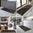 thumbnail image 2 of Black Gold Marble Pattern Kitchen Rug Mat,Kitchen Runner Rugs Non Skid Washable,Decorative Kitchen Floor Mats for Kitchen,Sink,Laundry,17"X47", 2 of 5
