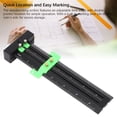 thumbnail image 4 of Adjustable Limit Block Woodworking Scriber, Aluminum Alloy Marking Line Ruler with Double Pointer Location, T Square Ruler,  Line Drawing Aid, Easy to Read, for Carpentry, 4 of 7