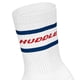thumbnail image 3 of HUDDLE Calcetines Unisex, pack de 6 – Rayas, logo, crew, calcetines deportivos, color liso Blanco/Azul/Rojo 39-42, 3 of 3