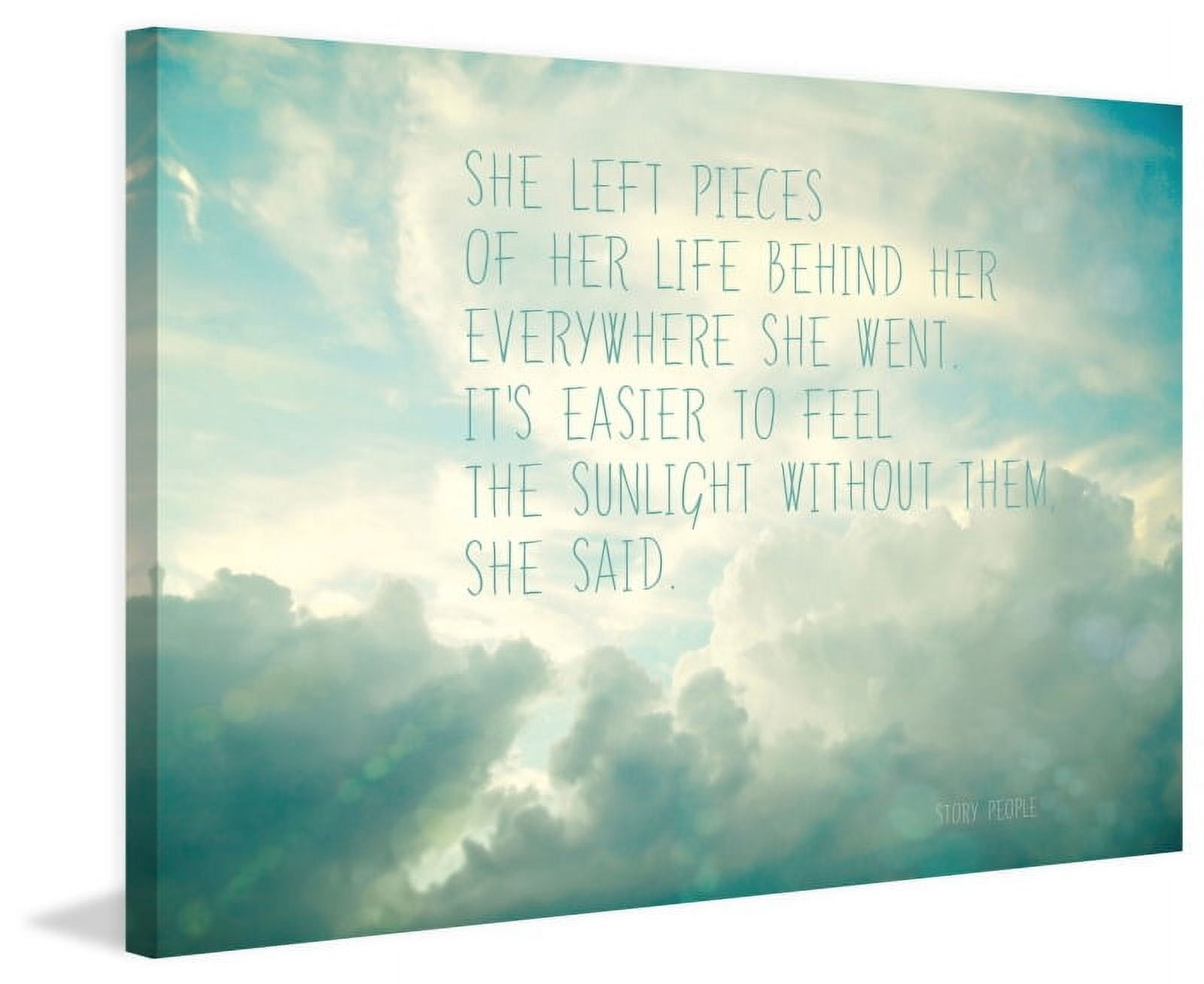Marmont Hill "She Left Pieces of Her Life" Sylvia Cook Painting Print on Canvas