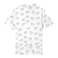 thumbnail image 3 of HIPYLO Cute Tops Y2k Girls Graphic Tees 7-8 Down Vest Uniform Shirts for Girls Red Shirt Girl Clothes Size 7-8 Young Girls Clothes Trendy Clothes, 3 of 5
