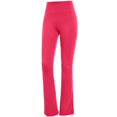 thumbnail image 1 of Women Fashion Solid Color High Waisted Yoga Pants Casual Slightly Flared Trousers, 1 of 5