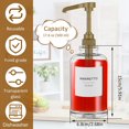thumbnail image 4 of POINTERTECK 2 pcs Coffee Syrup Dispenser Set 16.9oz Reusable Glass Syrup Bottle with Labels Funnel Clear Syrup Pump Dispenser Glass Pump Dispenser Coffee Syrup Bottle for Coffee Bar Home, 4 of 8
