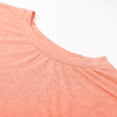 thumbnail image 5 of CUSTG Women's T-Shirts Summer Short Sleeved T Shirt Solid Color Tops Leisure O-Neck Tee, 5 of 8