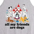 thumbnail image 2 of Disney Classics - Cats & Dogs - All My Friends Are Dogs - Men's Jersey Tank Top, 2 of 4