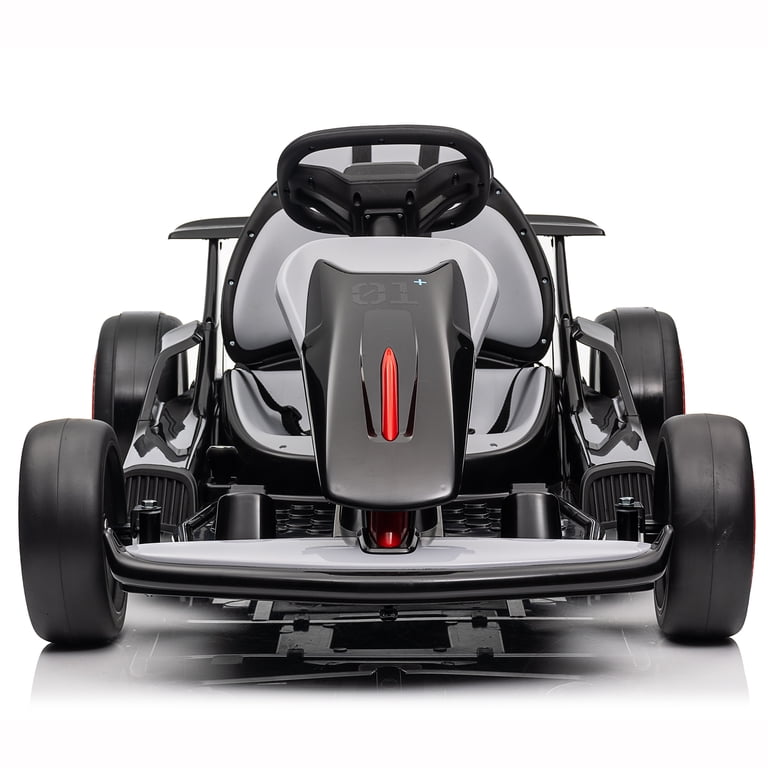 Joyracer 24V Ride on Toys, 4-Wheeler Electric Scooter w/ Helmet