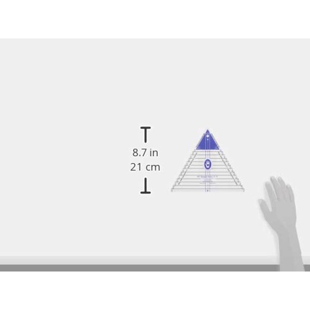 Marti Michell 3 Inch To 9 Inch 60 Degree Triangle Ruler Walmart Com Walmart Com