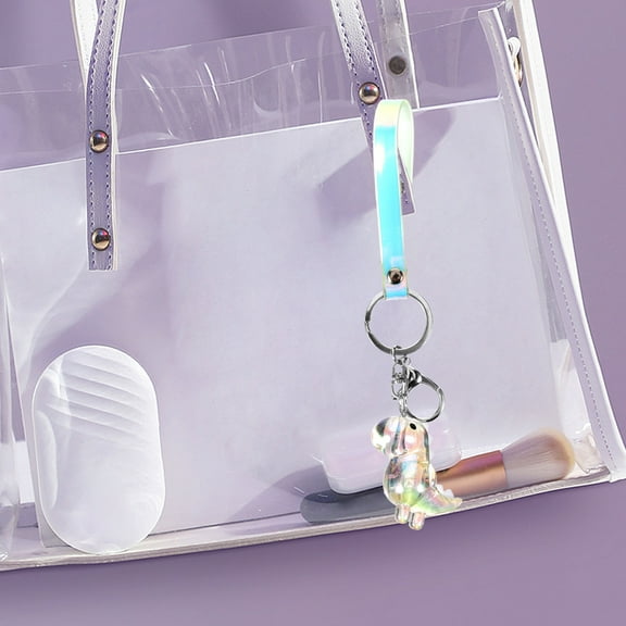 LABSERRON 1Pc Cartoon Keychain Dinosaur Pendant Acrylic Toy for Boys Girls Students Women Car Keys Decoration