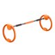 thumbnail image 5 of Fitness Hoop Doble Círculo Portátil de Metal PP con Activación Profunda de Músculos Y Rotación Silenciosa Adecuado para Actividades de Fitness en Casa Naranja, 5 of 9