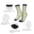 thumbnail image 3 of Uemuo Hardwood Printed Kids Boys Socks Seamless Crew Socks Crazy Funny Athletic Sport Socks for Children, 3 of 6