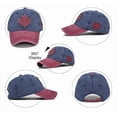 thumbnail image 2 of czcpp-Canada Baseball Cap,Adjustable,Canada Day Embroidered Maple Leaf Flag Golf Hat for Men Women Kids, 2 of 4