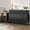 Black(1pc dresser+ 1pc nightstand), variant on Holliwill 2-Piece Dresser Nightstand Set, Modern Bedroom Furniture Set Wide 6 Drawer Dresser & 2 Drawer Nightstands with Outlets LED Lights, Fluted Wood Chest of Drawers for Bedroom, Gray