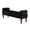 Black, variant on Xukmct Rectangle Bed Bench with Wood Legs, Upholstered Velvet Entryway Bench for Living Room, Bedroom, Office, Black